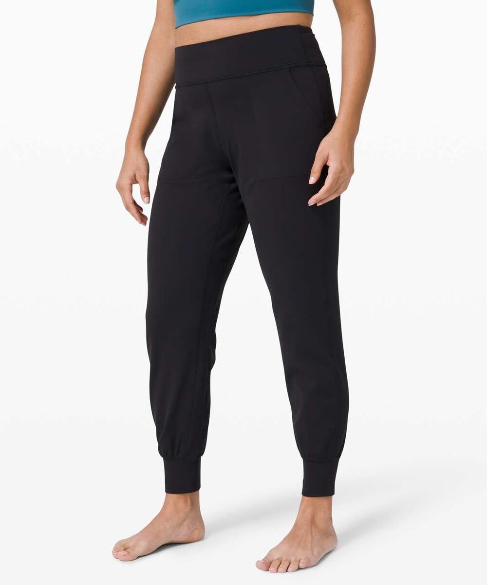 Lululemon Align Jogger Pants Size 4 Black Yoga Athleisure Workout Lounge Pilates